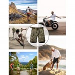 AKARMY Men's Camo Cargo Shorts Outdoor Multi-Pocket Casual Shorts