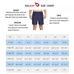 BALEAF 7 Cargo Shorts for Men Lightweight Stretchy Elastic Waist Quick Dry Shorts with Zip Pockets Hiking Fishing