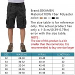 DIKAMEN Cargo Shorts Multi-Pockets Outdoor Shorts Elastic Waistband Urban Tactical Shorts