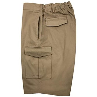 Falcon Bay Big & Tall Men's Cargo Shorts with Expandable Comfort Waistband