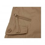 HOPATISEN Men's 3/4 Capri Pants Below Knee Cargo Shorts Camping Shorts Long Shorts Men Work Shorts with 7 Pockets