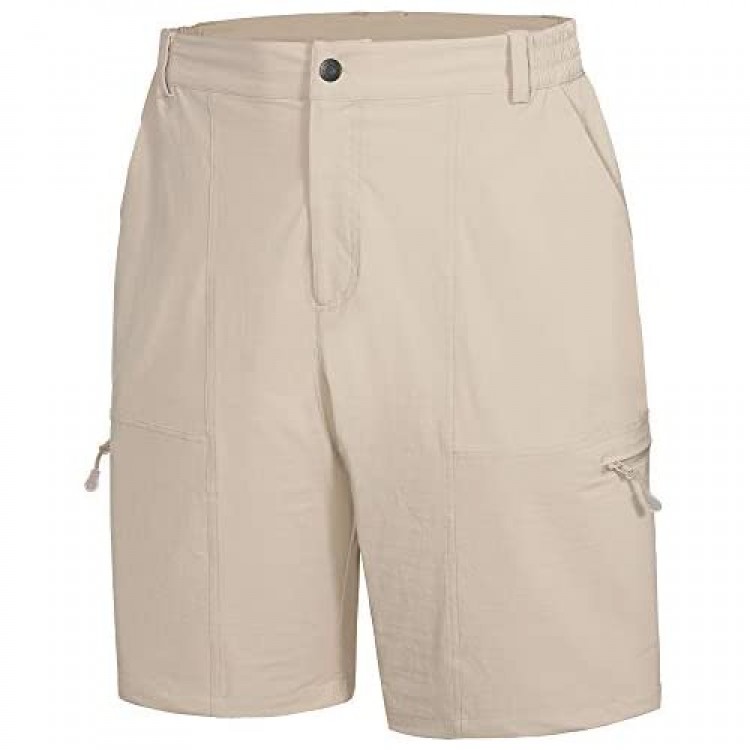 Libin Men's Outdoor Hiking Shorts Lightweight Quick Dry Stretch Cargo Shorts Travel Fishing Golf Tactical Shorts