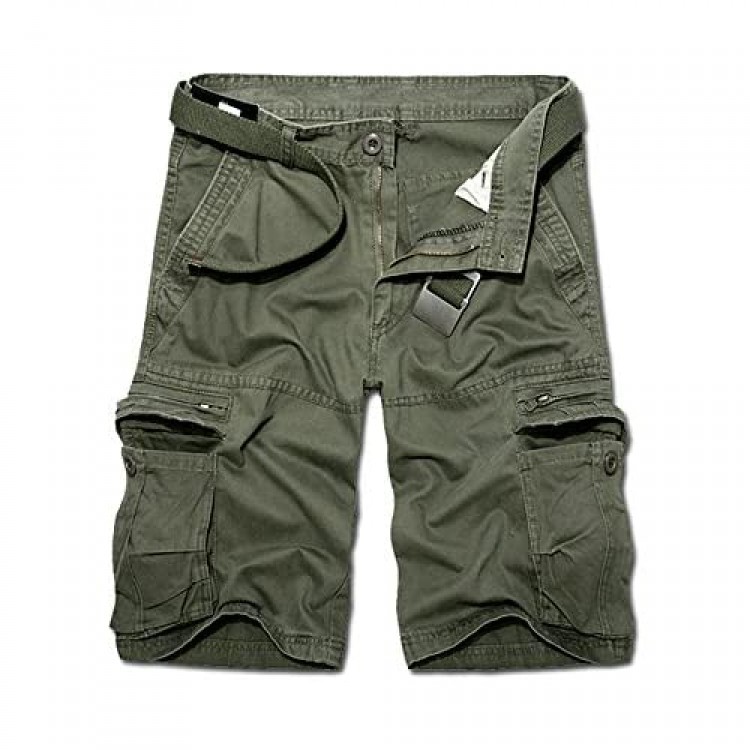 Men's Casual Cargo Outdoor Work Shorts with Pockets