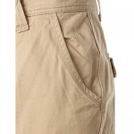 PARKLEES Mens Classic Slim Fit Design 6 Pockets Cotton Cargo Shorts