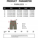 PARKLEES Mens Hipster Multi Pocket Design Slim Fit Cotton Cargo Shorts