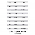 Arrow 1851 Men's Big & Tall Flat Front Straight Fit Solid Twill Micro Dress Pant