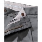 Brand - Buttoned Down Men's Relaxed Fit Pleated Non-Iron Dress Chino Pant Dark Grey 29W x 32L