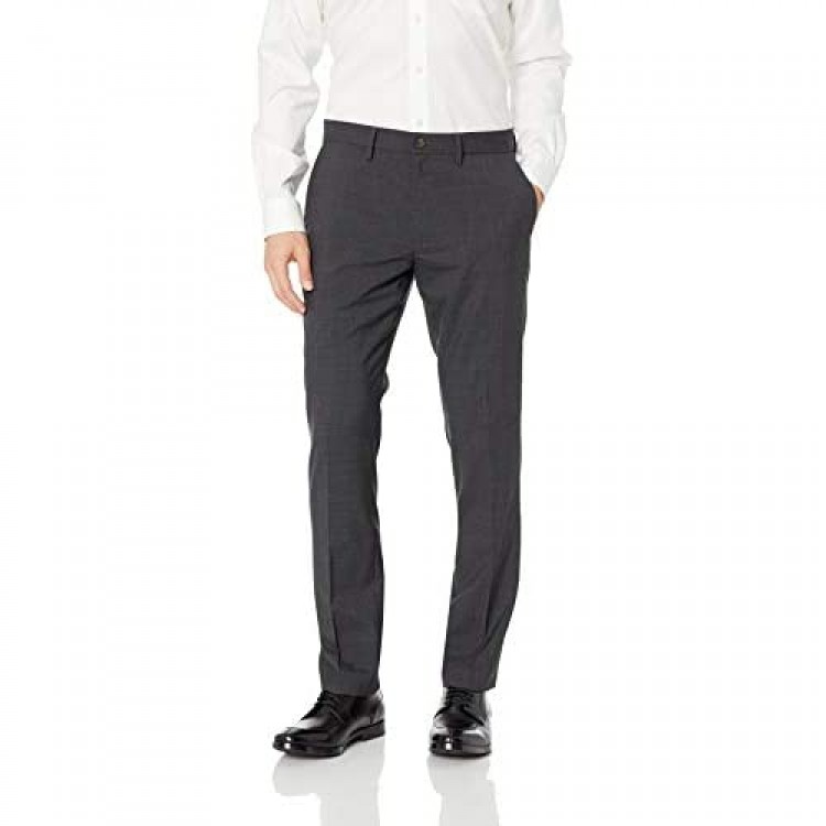 Brand - Buttoned Down Men's Slim Fit Stretch Wool Dress Pant