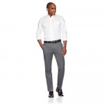 Brand - Buttoned Down Men's Straight Fit Stretch Non-Iron Dress Chino Pant Dark Grey 32W x 32L