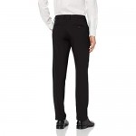 Haggar Men's Active Series Performance Straight Fit Flat Front Dress Pant
