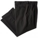Haggar Men's Big and Tall Cool 18 Gabardine Hidden Expandable Waist Pleat Front Pant