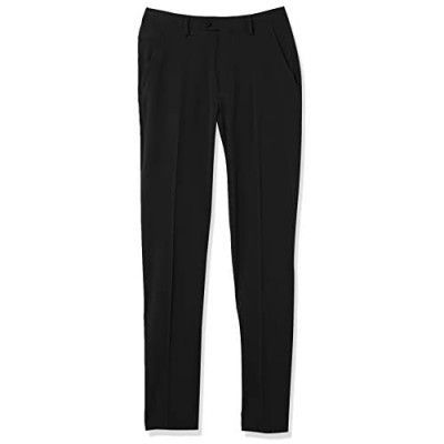 Haggar The Active Series Extended Tab Slim Fit Flat Front Dress Pant