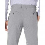 J.M. Haggar Men's Solid Gab 4-Way Stretch Slim Fit Suit Separate Pant