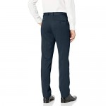Kenneth Cole REACTION Men's Stretch Urban Heather Slim Fit Flat Front Dress Pant