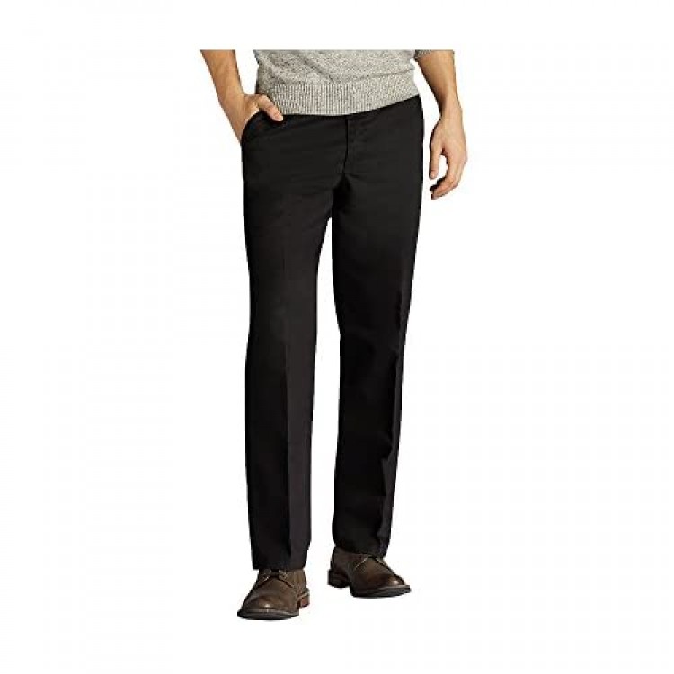 Lee Men's Total Freedom Stretch Straight Fit Flat Front Pant