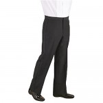 Neil Allyn Men's Flat Front Comfort Waist Satin Stripe Tuxedo Pants
