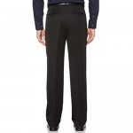 Perry Ellis Men's Classic Fit Elastic Waist Double Pleated Cuffed Pant