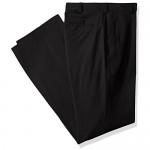 Van Heusen Men's Big and Tall Air Straight Fit Stretch Flat Front Dress Pant
