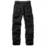 AKARMY Men's Military Tactical Pants Work Cargo Pants Casual Relaxed Fit Trousers with Multi Pockets