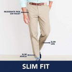 IZOD Men's Saltwater Stretch Flat Front Slim Fit Chino Pant
