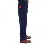 BOCOMAL Men's FR Cargo Pants Flame Resistant Pants Midweight 7.5oz (7 Pockets) Multi-Pockets FR Pants