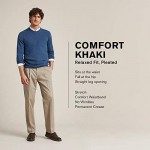 Dockers Men's Comfort Khaki Cuffed Pant - Pleated