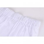 Enjoybuy Mens Casual Linen Pants Elastic Drawstring Waist Summer Loose Fit Long Beach Yoga Pants