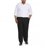 Essentials Men's Big & Tall Loose-fit Wrinkle-Resistant Pleated Chino Pant