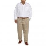 Essentials Men's Big & Tall Relaxed-fit Casual Stretch Khaki Pant fit by DXL fit by DXL