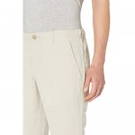 Essentials Men's Slim-fit Flat-Front Linen Pant