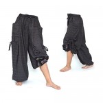 Harem Pants Men Women Aladdin Pants Baggy Pants Bohemian Pants Drop Crotch Pants Adjustable Length One Size