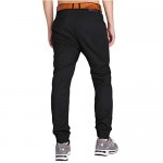 ITALY MORN Men's Chino Jogger Pants Casual Slim Fit Stretch Sweatpants