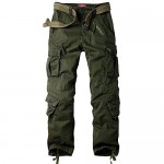 Men's BDU Casual Military Pants Tactical Wild Army Combat ACU Rip Stop Camo Cargo Work Pants Trousers with 8 Pockets