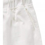 SIR7 Men's Linen Casual Lightweight Drawstrintg Elastic Waist Summer Beach Pants