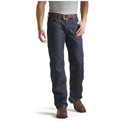 Ariat FR M3 Loose Basic Stackable Straight Leg Jeans - Men’s Fire Resistant Denim