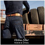 Urban Star Mens Jeans Relaxed Fit – Straight Leg Stretch Jeans for Men (Regular and Big and Tall Sizes)