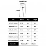 Wbestwind Men's Relaxed Stretch Bell Bottom Fit Comfort Flared Retro Leg Denim Jeans