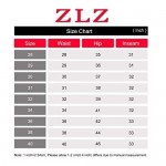 ZLZ Slim Fit Jeans Men's Younger-Looking Fashionable Colorful Comfy Stretch Skinny Fit Denim Jeans