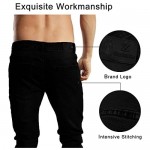 ZLZ Slim Fit Jeans Men's Younger-Looking Fashionable Colorful Comfy Stretch Skinny Fit Denim Jeans