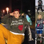 Adult Kanye Lucky Me I See Ghosts Trendy Hip Hop Hooded Sweatshirts Pullover Hoodies Tops for Men Women Teens