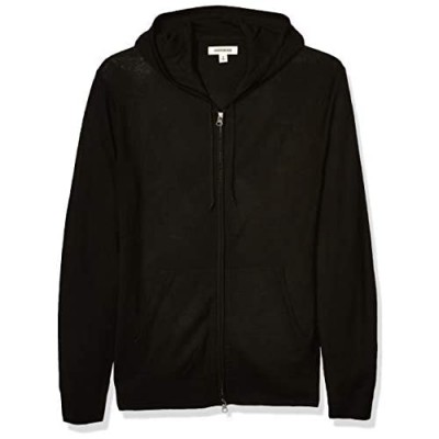  Brand - Goodthreads Men's Lightweight Merino Wool/Acrylic Fullzip Hoodie Sweater
