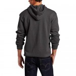 Carhartt Men's Big Midweight Sleeve Logo Hooded Sweatshirt (Regular and Big & Tall Sizes) Carbon Heather 3X-Large Tall