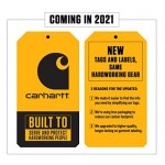Carhartt Men's Big Midweight Sleeve Logo Hooded Sweatshirt (Regular and Big & Tall Sizes) Carbon Heather X-Large Tall