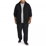 Essentials Men's Big & Tall Full-Zip Hooded Fleece Sweatshirt