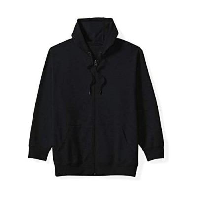  Essentials Men's Big & Tall Full-Zip Hooded Fleece Sweatshirt