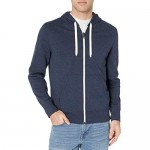 Essentials Men's Lightweight French Terry Full-Zip Hooded Sweatshirt