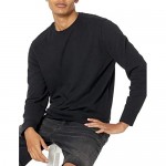Essentials Men's Long-Sleeve Lightweight French Terry Crewneck Sweatshirt
