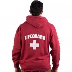 Lifeguard | Red Unisex Uniform Fleece Hoody Sweatshirt Hoodie Sweater Men Women