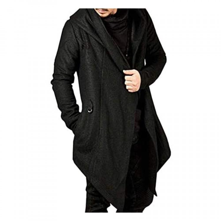 Original Design Autumn Winter Men's Long Sleeve Clothing Sweatshirt Hoodie Men Hooded Cardigan Loose Cloak Outerwear