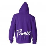 Prince Official Love Symbol Purple Zip Hoodie